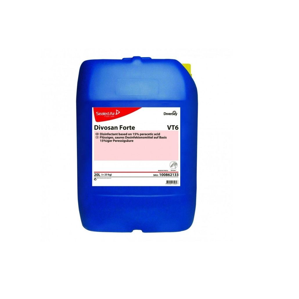 Dezinfectant puternic cu acid peracetic 15% divosan forte diversey 23 kg